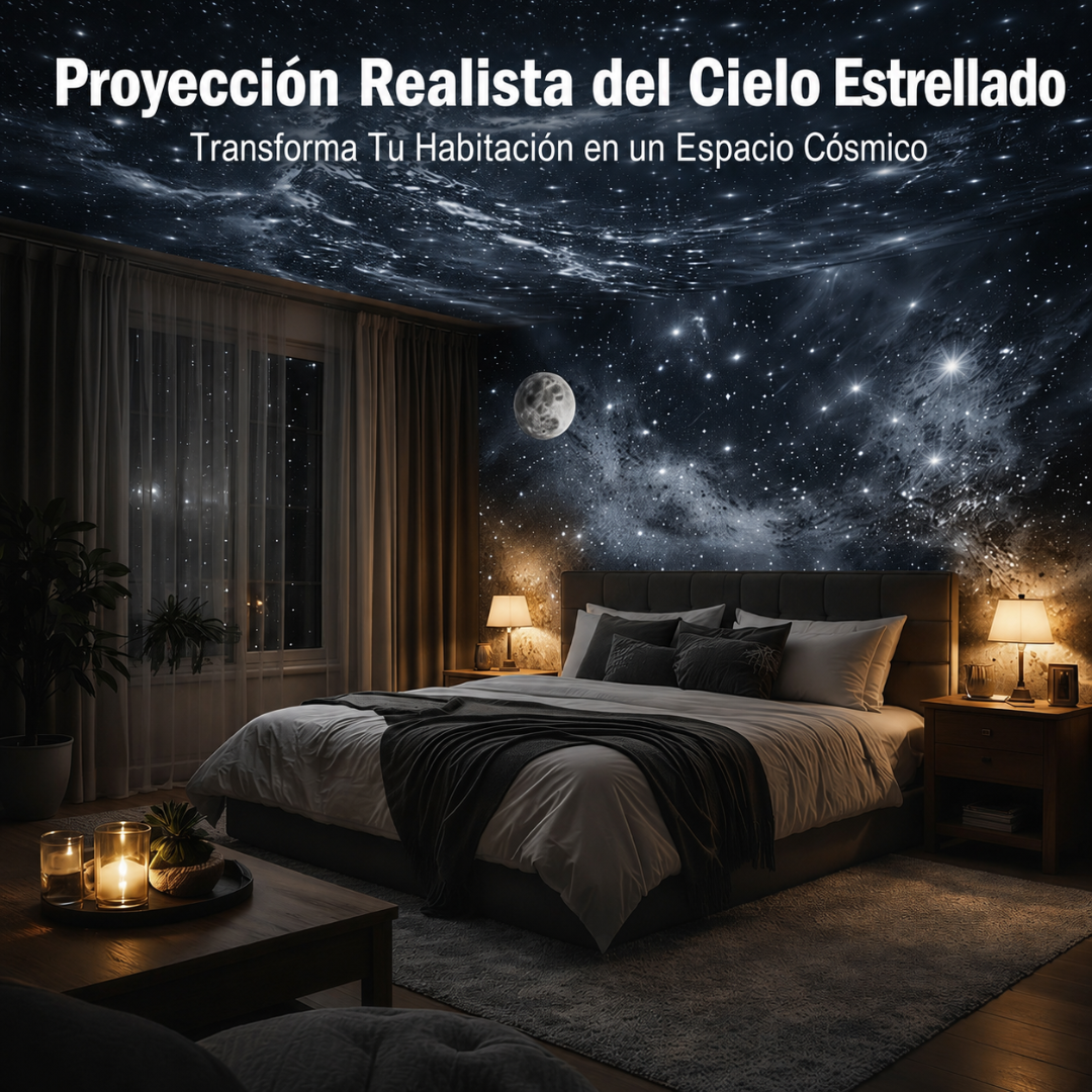 Mini Proyector Galaxia Astral Relajante