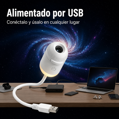 Mini Proyector Galaxia Astral Relajante